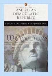 Cover of: America's Democratic Republic