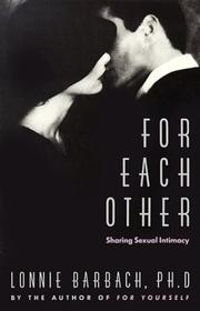 Cover of: For Each Other by Lonnie Barbach