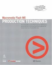 Cover of: Macromedia Flash MX production techniques by M. D. Dundon