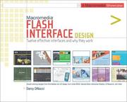 Cover of: Macromedia flash interface design: twelve effective interfaces and why they work