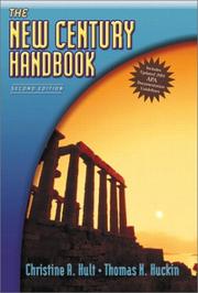 Cover of: The new century handbook by Christine A. Hult