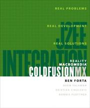 Cover of: Reality Macromedia ColdFusion MX by Ben Forta, Drew Falkman, Bonnie Plottner, Kristian Cibulskis, Charles Arehart