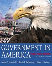 Cover of: Government in America by George C. Edwards III, Martin P. Wattenberg, Robert L. Lineberry
