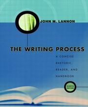 Cover of: The Writing Process: A Concise Rhetoric, Reader, and Handbook, Eighth Edition
