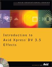 Cover of: Introduction to Avid Xpress DV 3.5 Effects