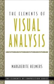 Cover of: The elements of visual analysis