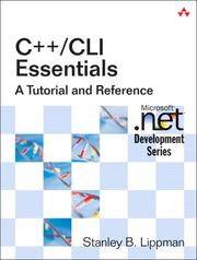 Cover of: C++/Cli Essentials (Microsoft .Net Development) by Stanley B. Lippman