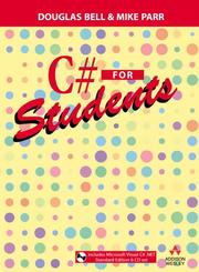 Cover of: C# for students