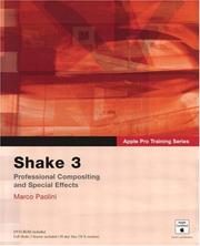 Cover of: Apple Pro Training Series: Shake 3 (Apple Pro Training)