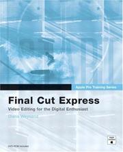 Cover of: Final Cut Express by Diana Weynand