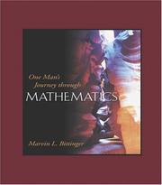 Cover of: One Man's Journey Through Mathematics