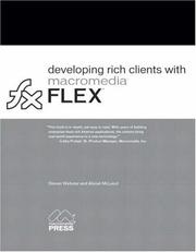Cover of: Developing rich clients with Macromedia Flex by Steve Webster