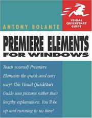 Cover of: Premiere elements for Windows