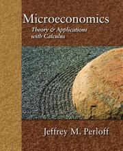 Cover of: Microeconomics by Jeffrey M. Perloff