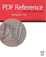 Cover of: PDF Reference Version 1.6 (5th Edition) by Adobe Systems Inc.