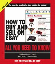 How to buy and sell on eBay by Larry Becker, Jim Workman, Stephen Gregory