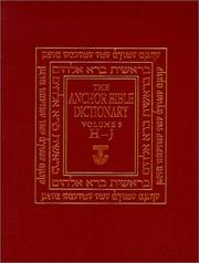 Cover of: The Anchor Bible Dictionary, Volume 3 (Anchor Bible Dictionary) by David Noel Freedman