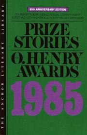 Cover of: Prize Stories 1985