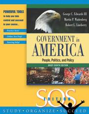 Cover of: Government in America, Brief S.O.S. Edition (8th Edition)