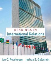 Readings in international relations by Jon C. Pevehouse, Joshua S. Goldstein