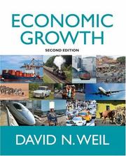 Cover of: Economic Growth (2nd Edition) by David N. Weil