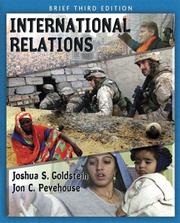 Cover of: International Relations, Brief Edition (with MyPoliSciLab) (3rd Edition)