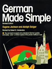 Cover of: German made simple