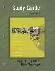 Cover of: Economics Today by Roger LeRoy Miller, Roger LeRoy Miller, David Vanhoose