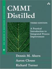 Cover of: Cmmi Distilled by Dennis M. Ahern, Aaron Clouse, Richard Turner