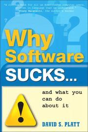 Cover of: Why Software Sucks...and What You Can Do About It