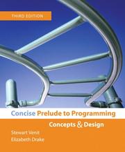 Cover of: Concise Prelude to Programming (3rd Edition)