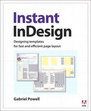 Cover of: Instant InDesign: Designing Templates for Fast and Efficient Page Layout