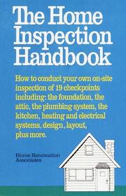 Cover of: The home inspection handbook