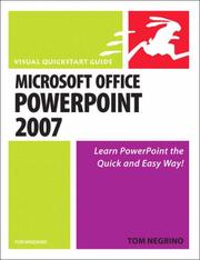 Cover of: Microsoft Office PowerPoint 2007 for Windows