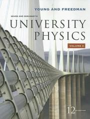Cover of: Sears and Kemansky's University Physics: Volume 3