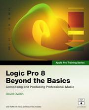 Cover of: Apple Pro Training Series: Logic Pro 8: Beyond the Basics (Apple Pro Training)