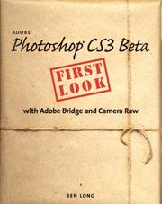 Cover of: Adobe Photoshop Cs3 Beta First Look with Adobe Bridge and Camera Raw