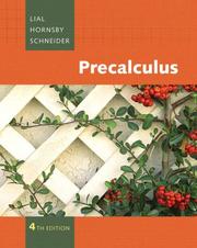 Cover of: Precalculus (4th Edition) | Margaret L. Lial