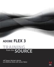 Cover of: Adobe Flex 3 by Jeff Tapper, Michael Labriola, Matthew Boles, James Talbot