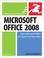 Cover of: Microsoft Office 2008 for Macintosh