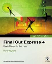 Cover of: Apple Pro Training Series: Final Cut Express 4 (Apple Pro Training)