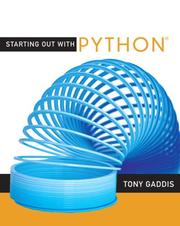 Cover of: Starting out with Python