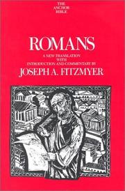 Cover of: Romans: a new translation with introduction and commentary