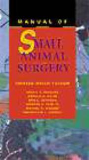 Cover of: Manual of Small Animal Surgery