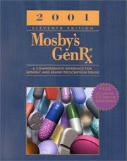 2001 Mosby's GenRx by Genrx