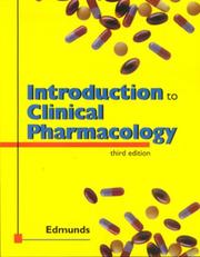 Cover of: Introduction to Clinical Pharmacology (3rd Edition) by Marilyn W. Edmunds