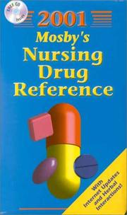 Cover of: Mosby's 2001 Nursing Drug Reference (Book with Mini CD-ROM for Windows)