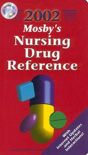 Cover of: 2002 Mosby's Nursing Drug Reference (Book + Mini CD-ROM for Windows)