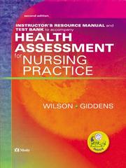 Cover of: Health Assessment for Nursing Practice: Instructors Resource Kit