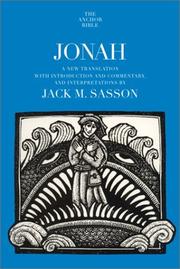 Cover of: Jonah by Jack M. Sasson